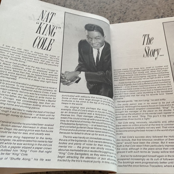 Nat King Cole Unforgettable Song book Legendary Performers Volume 9 - Picture 4 of 7